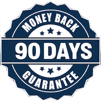 90 day money back guarantee badge